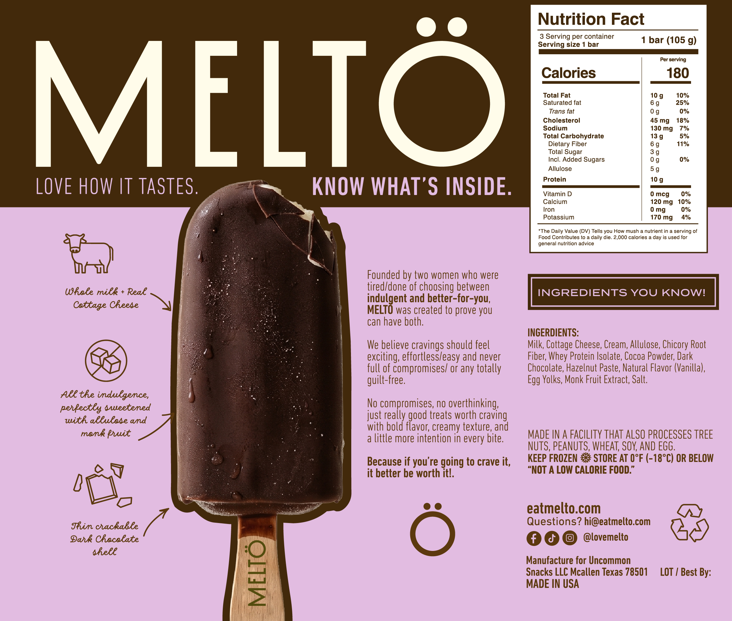 3 PACK MELTÖ - CHOCOLATE