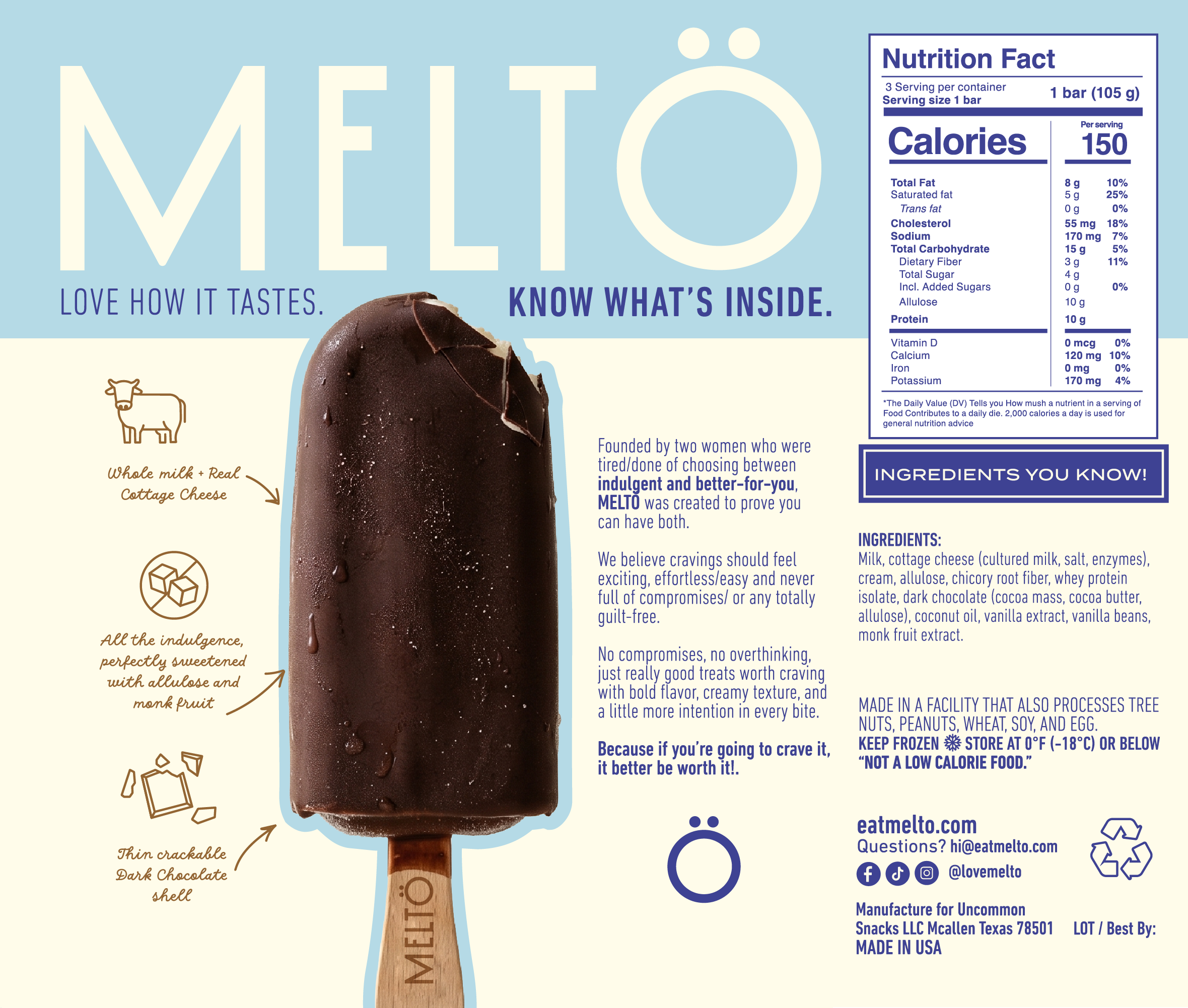 3 PACK MELTÖ - VANILLA